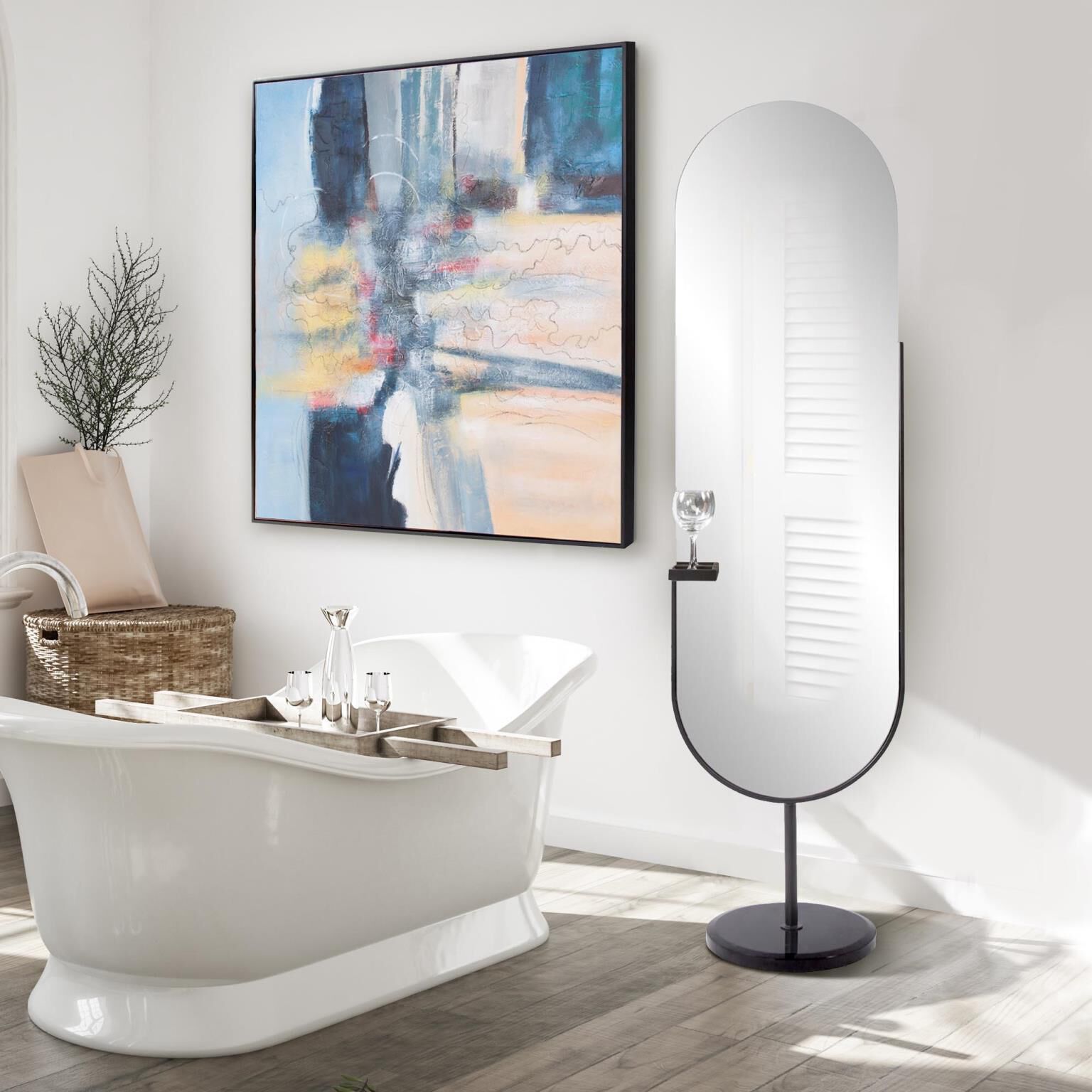 Torvic 60 X 20 inch Matte Back Freestanding Dressing Mirror